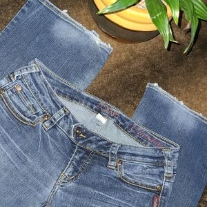 Silver "Tuesday" Western Glove Works Bootcut Jeans